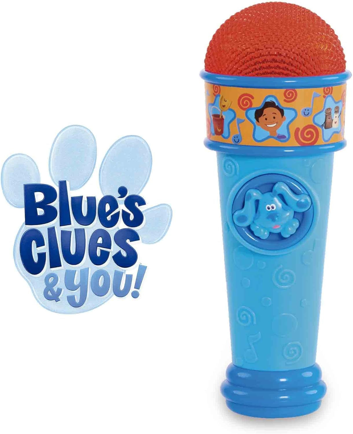 Blu e suggerimenti Microfono blu Indizi blues Giocattolo per cani cartone animato per ragazzi e ragazze dai 3 anni in su Giocattoli multicolori per bambini Naty Shop