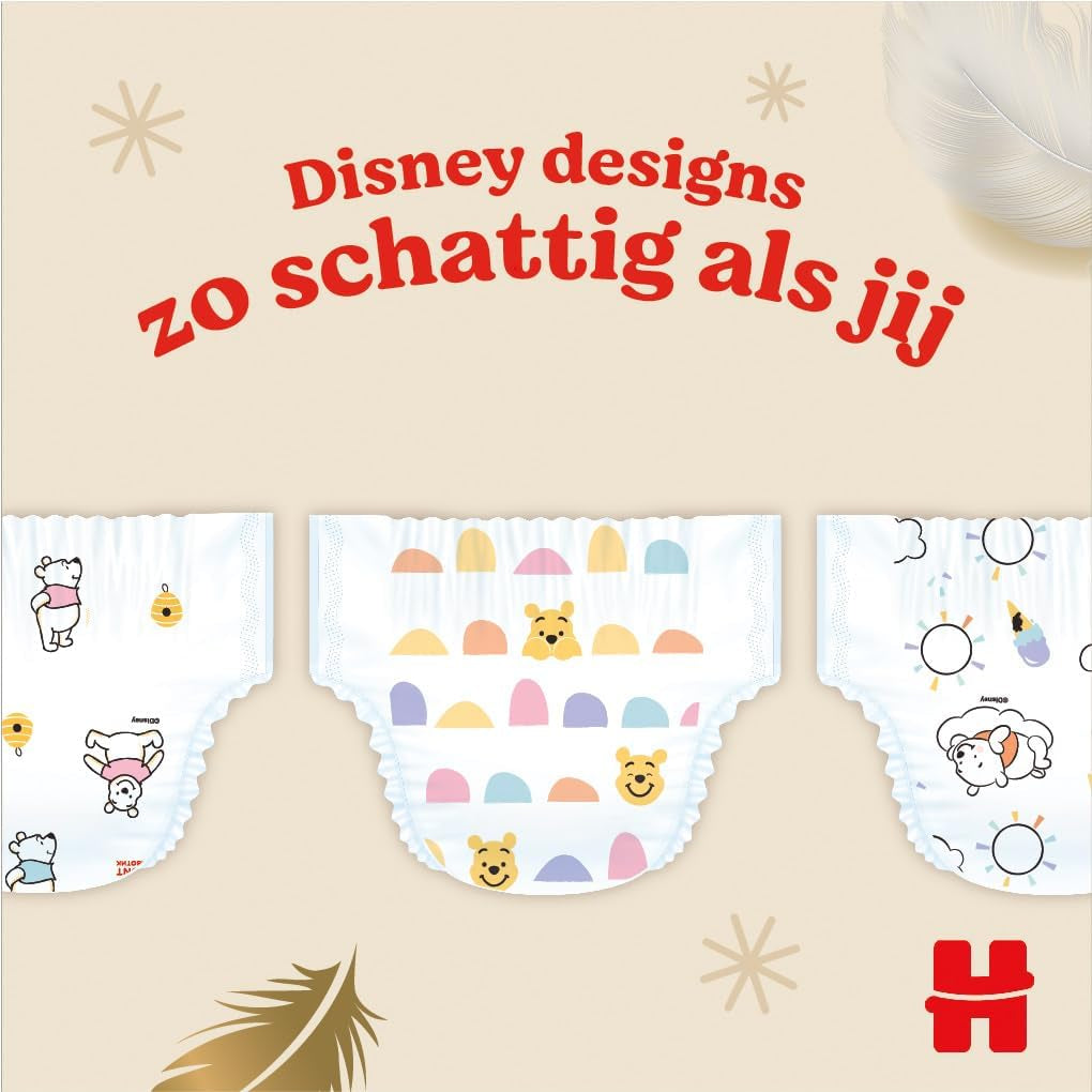 Pannolini per bambini Huggies Extra Care Disney, taglia 5 (12-22 kg), confezione da 2 x 33 pannolini, 66 pannolini in totale