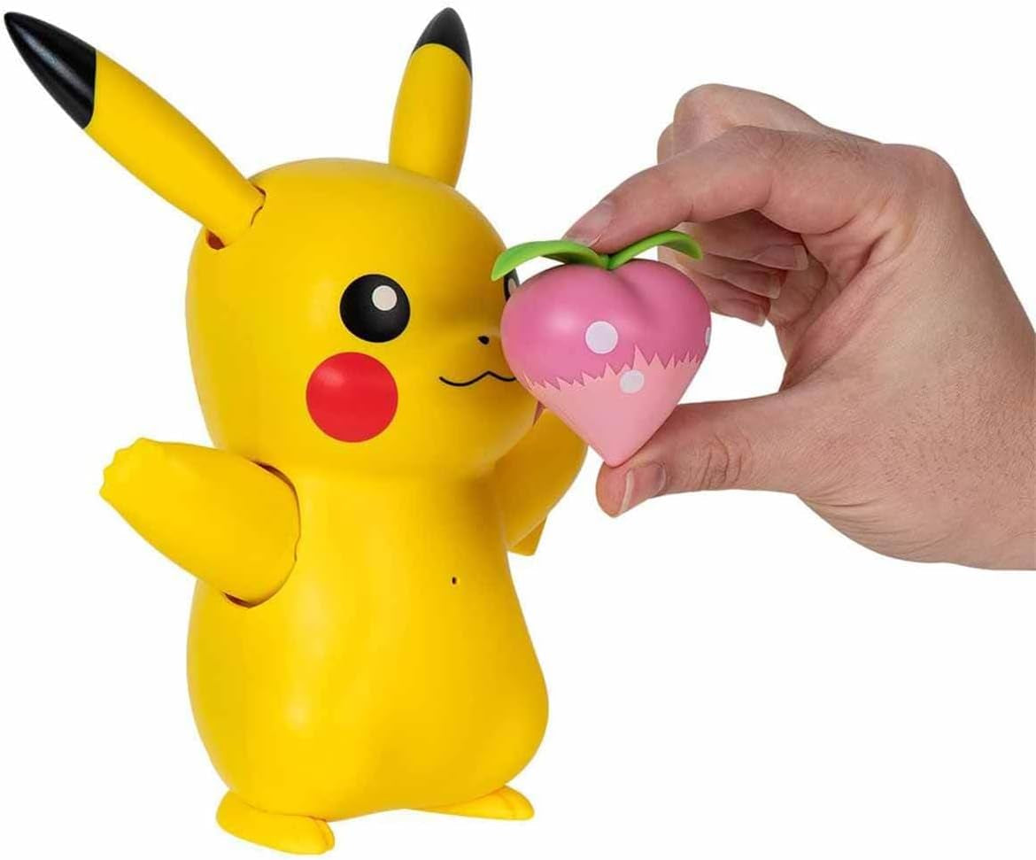 Pokémon PKW3330 - Deluxe My Partner Pikachu, Pikachu ufficiale con luci, suoni e movimento Action figures Naty Shop