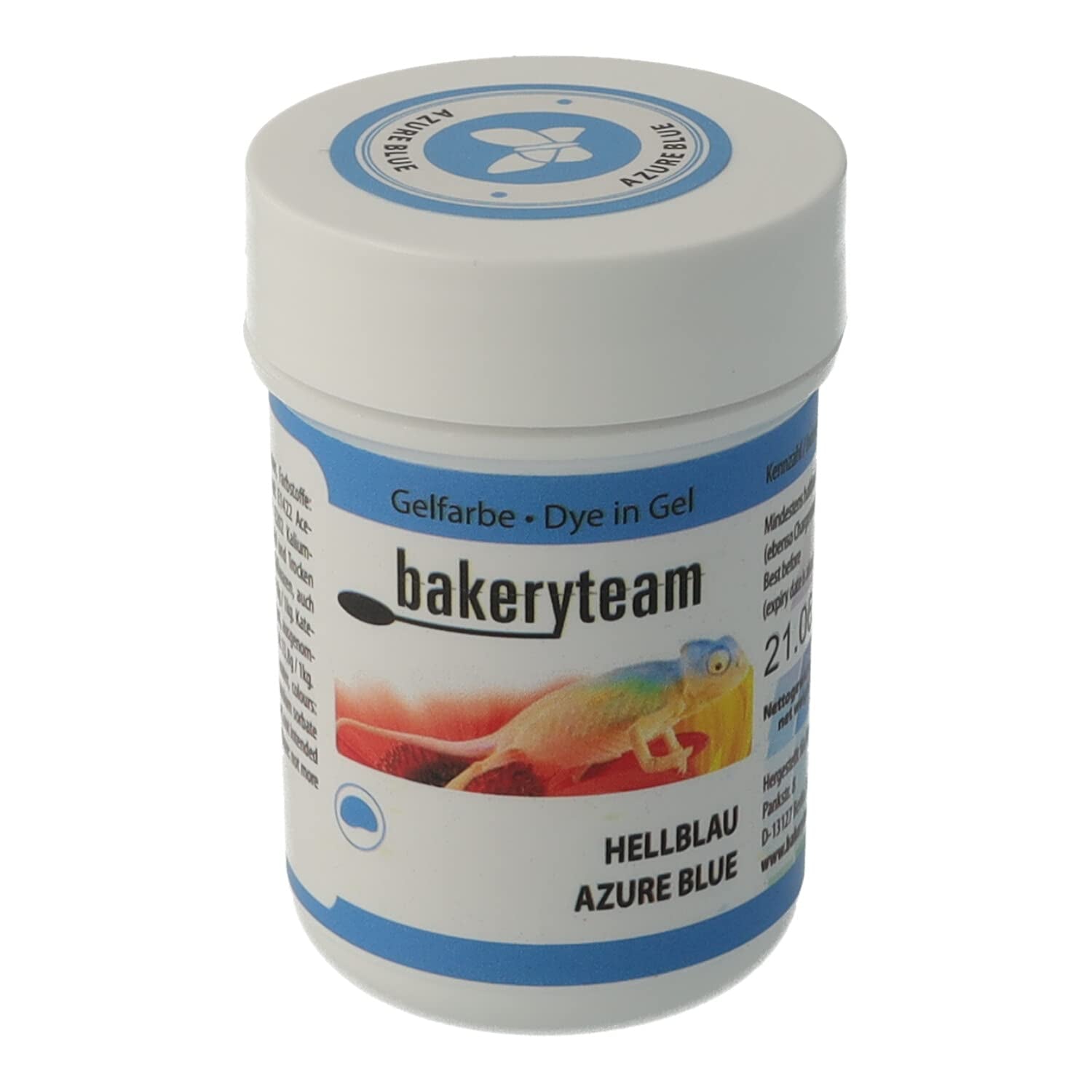 Gel colorante alimentare per glassa Bakeryteam, giallo chiaro, 35 g