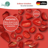 '- 150 g Fragole liofilizzate 100% naturali e pure - Fragole secche a fette - Frutta liofilizzata senza zuccheri aggiunti - Scaglie di fragole non zuccherate Prodotti disidratati Naty Shop