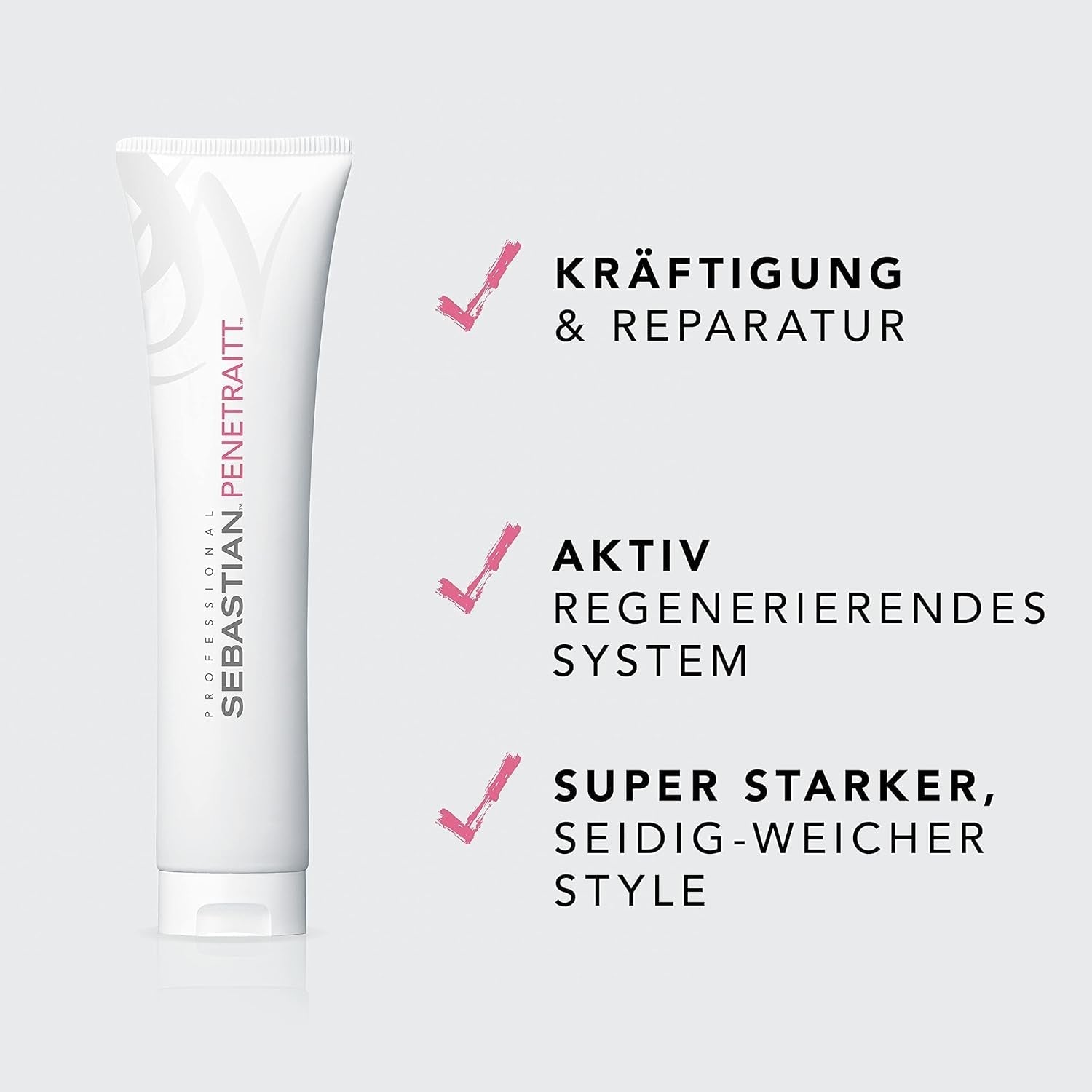 SEBASTIAN PROFESSIONAL PENETRAITT - Maschera riparatrice per capelli rigenera i capelli danneggiati (150 ml) - cura profonda per capelli danneggiati e scoloriti - ripara e rinforza Naty Shop Hair Mask
