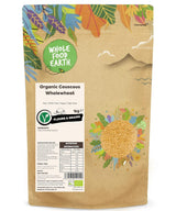 Couscous biologico integrale terrestre – 1kg | Grezzo | Non OGM | Vegano | Ricco di fibre | Certificato biologico