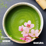 Tè Matcha Sakura 50g - Grado cerimoniale dal Giappone - Tè verde premium con polvere di fiori di Sakura - Primo raccolto, macinato a pietra, vegano, senza additivi