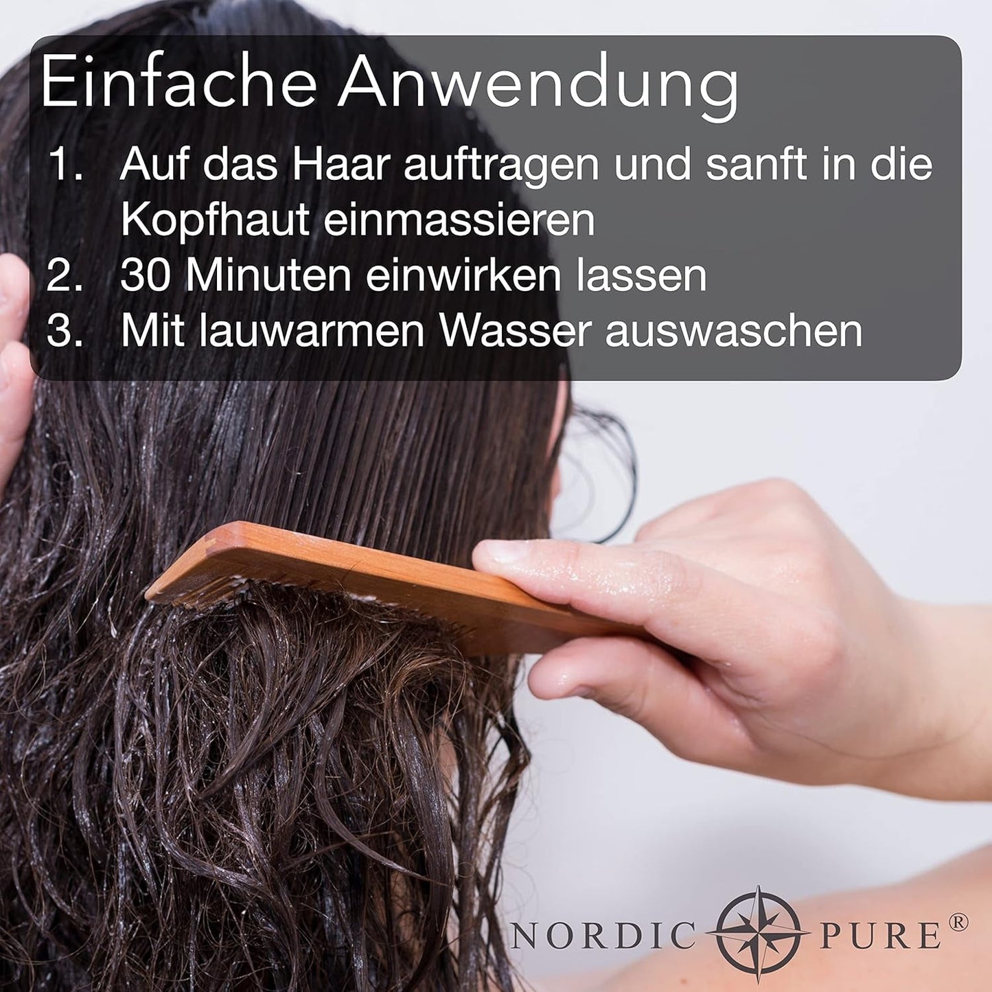 Trattamento per capelli con estratto di basilico di Nordic Pure | Per la cura dei capelli sottili, secchi e fragili | Può prevenire la caduta dei capelli 100ml Naty Shop cura dei capelli