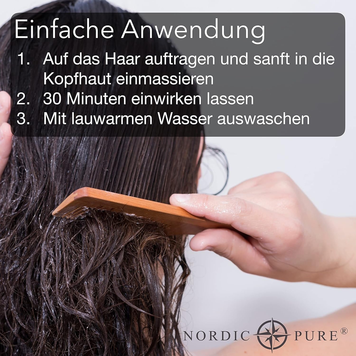 Trattamento per capelli con estratto di basilico di Nordic Pure | Per la cura dei capelli sottili, secchi e fragili | Può prevenire la caduta dei capelli 100ml Naty Shop cura dei capelli