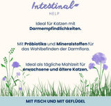 Almo Nature Functional - Intestinal Help - Alimento umido per gatti adulti con intestino sensibile - con pesce e pollame - sostiene il microbioma - 70g (confezione da 6)