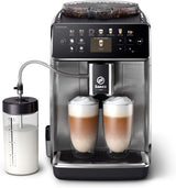 Caffettiera automatica Saeco GranAroma - 14 specialità di caffè, display a colori intuitivo, 4 profili utente, macinatore in ceramica, 1500 Watt (SM6580/10)
