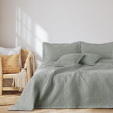 Ameliahome Copriletto 170X210 Cm Copriletto double face Trapuntatura ad ultrasuoni Poliestere Ophelia Verde scuro Letti e coperte Besuche den AmeliaHome-Store Ofelia Grigio 260X280 Cm