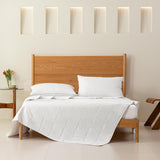 Good Nite Piumino Doppio, 4.5 Tog, Piumino Estivo, Piumino Doppio, Bianco, Trapunta, Poliestere, Morbido E Leggero E Lavabile In Lavatrice Con Fasce Angolari (Letto Matrimoniale 200 X 200 Cm) Coperte e Trapunte Naty Shop