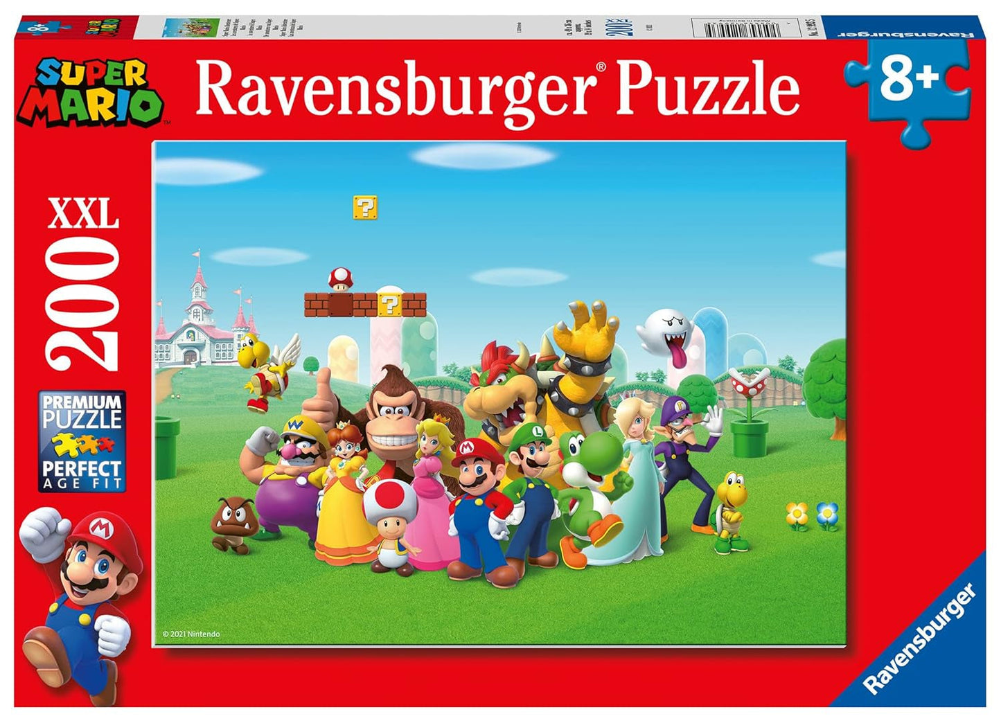 Puzzle per bambini 100 pezzi XXL - Nintendo Super Mario Fun Puzzle Naty Shop Singolo giocoso, adatto ai bambini