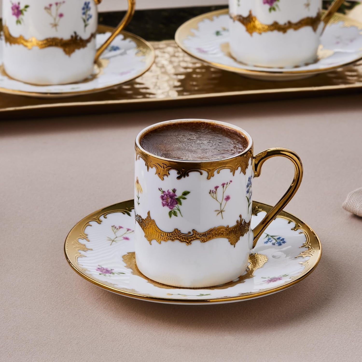 Caffè Karaca Bidter per 6 persone, multicolore