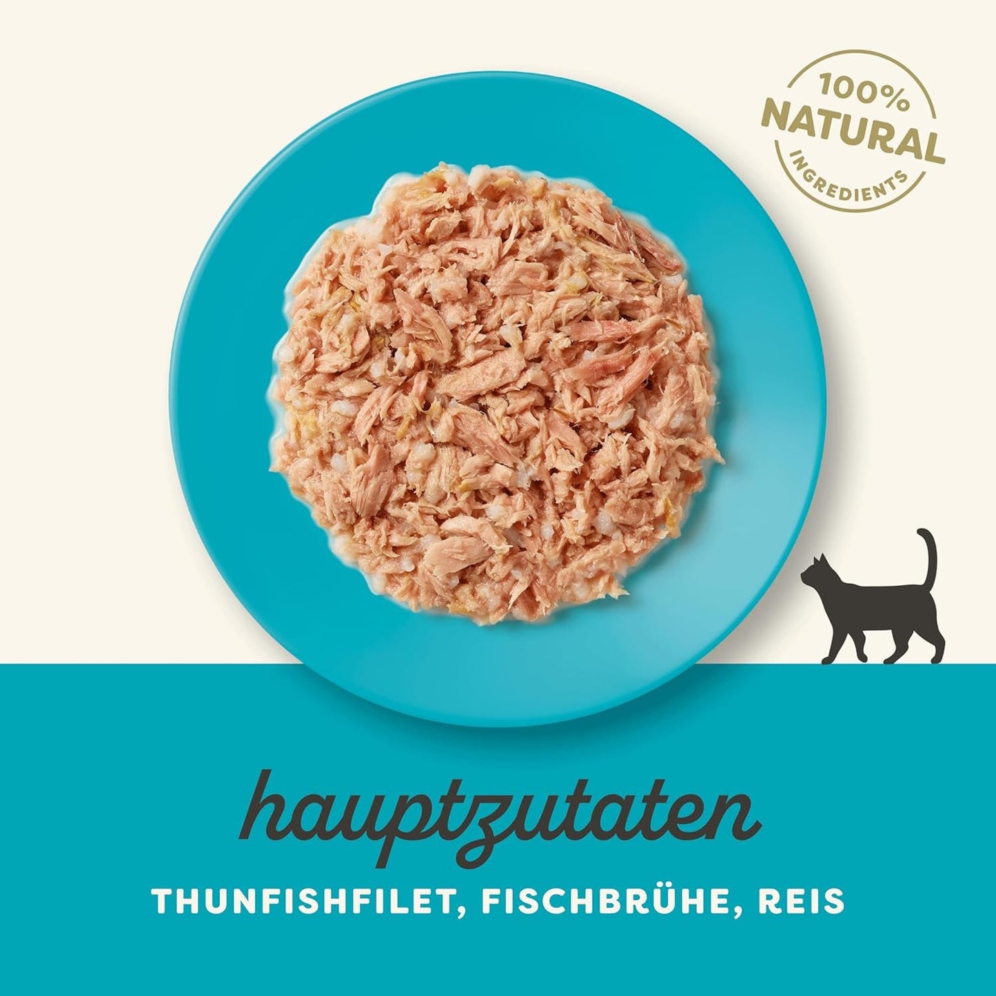 Applaws Cibo Umido per Gatti 100% Naturale Filetti di Tonno in Brodo - Confezione da 12 Bustine da 70g