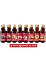 Mini pacchetto degustazione Rabenhorst, 8 varietà o 3 bottiglie (24 X 125 ml) Bevande analcoliche Naty Shop