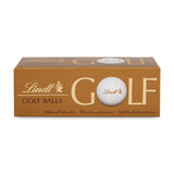 Lindt Schokolade - Palline da golf | 110G| Tre palline da golf Aus Lindt Vollmilch-Schokolade Mit Nougatcremefüllung und Waffelstückchen | Pralinengeschenk | Regalo per golfista | Titolo predefinito di Schokoladengeschenk Naty Shop