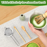 Alyvisun Set Matcha, Set da tè Matcha da 5 pezzi con teiera Matcha e supporto per tè Matcha, cucchiaino, cucchiaino da tè, set da tè Matcha per gli amanti del matcha, ideale per principianti ed appassionati