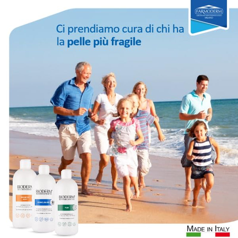 BIODERM Cellusoft - salviette umidificate morbide multifunzionali monouso in viscosa e poliestere - salviette multifunzionali per l'igiene delicata della pelle sensibile ed arrossata di anziani e bambini - 30 x 38 cm (50