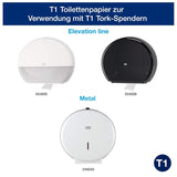 Carta igienica Tork Jumbo White T1, Advanced, 2 strati, 6×380 M, 472118