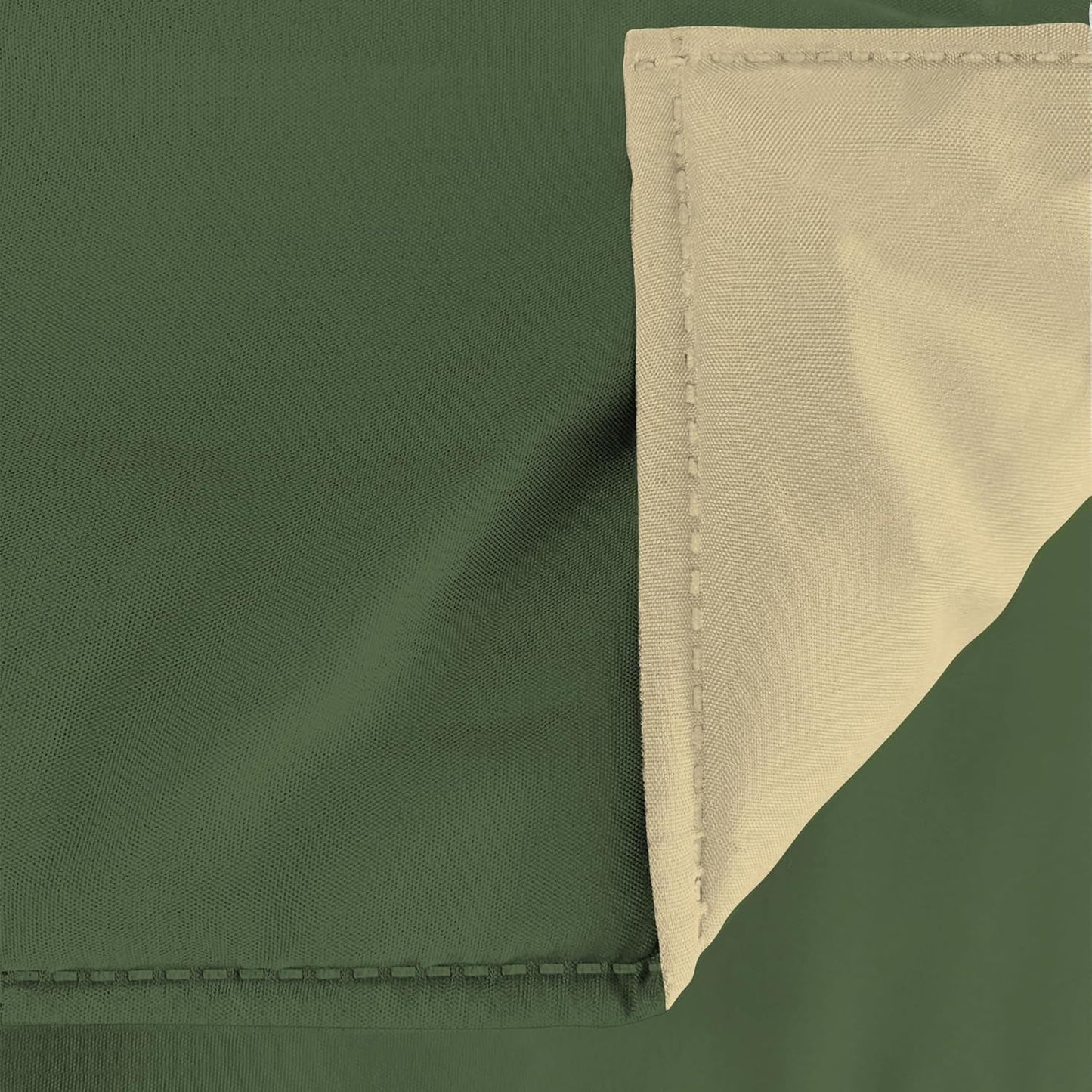 Trapunta invernale basic, tinta unita e foderata, verde scuro/crema, 200X245Cm Piumini e trapunte Naty Shop