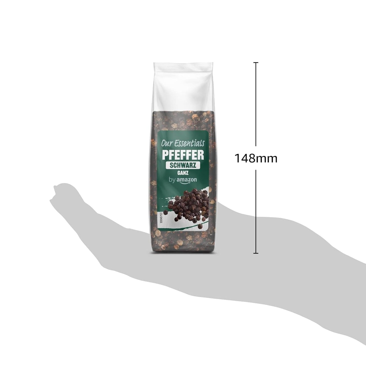 di Amazon Schwarzer Pfeffer ganz, 100g