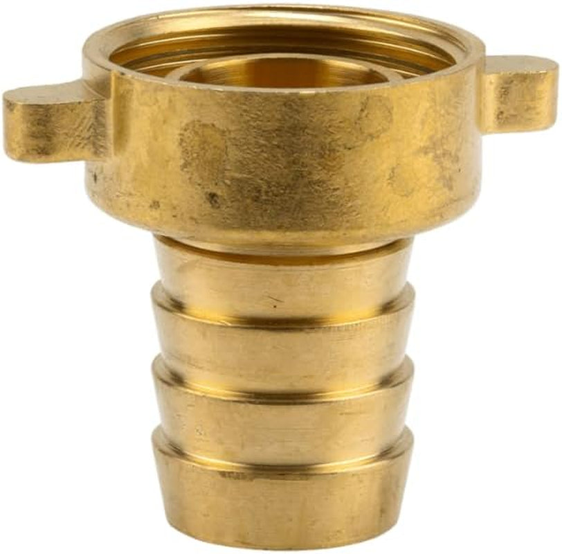 Gardena Raccordo per tubo in ottone, 2 pezzi: raccordo in ottone di alta qualità, filettatura 26,5 mm (G 3/4"), per tubi da 1/2" (13 mm) (7140-20)