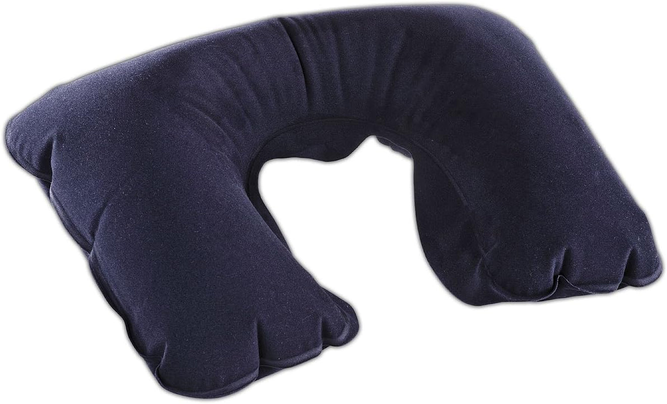 Cuscino per il collo gonfiabile con fessura nera Cuscino per il collo BCR3631 Cuscini da viaggio blu Naty Shop Titolo predefinito