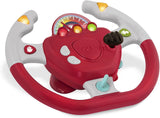Battat Plastica, Volante Interattivo BT2525Z Giocattolo, Anche per Viaggi e Giri in Macchina, con Luci e Suoni per Bambini dai 2 Anni in su, Rosso, Compatibile con Auto Giocattoli per Bambini Volante Naty Shop