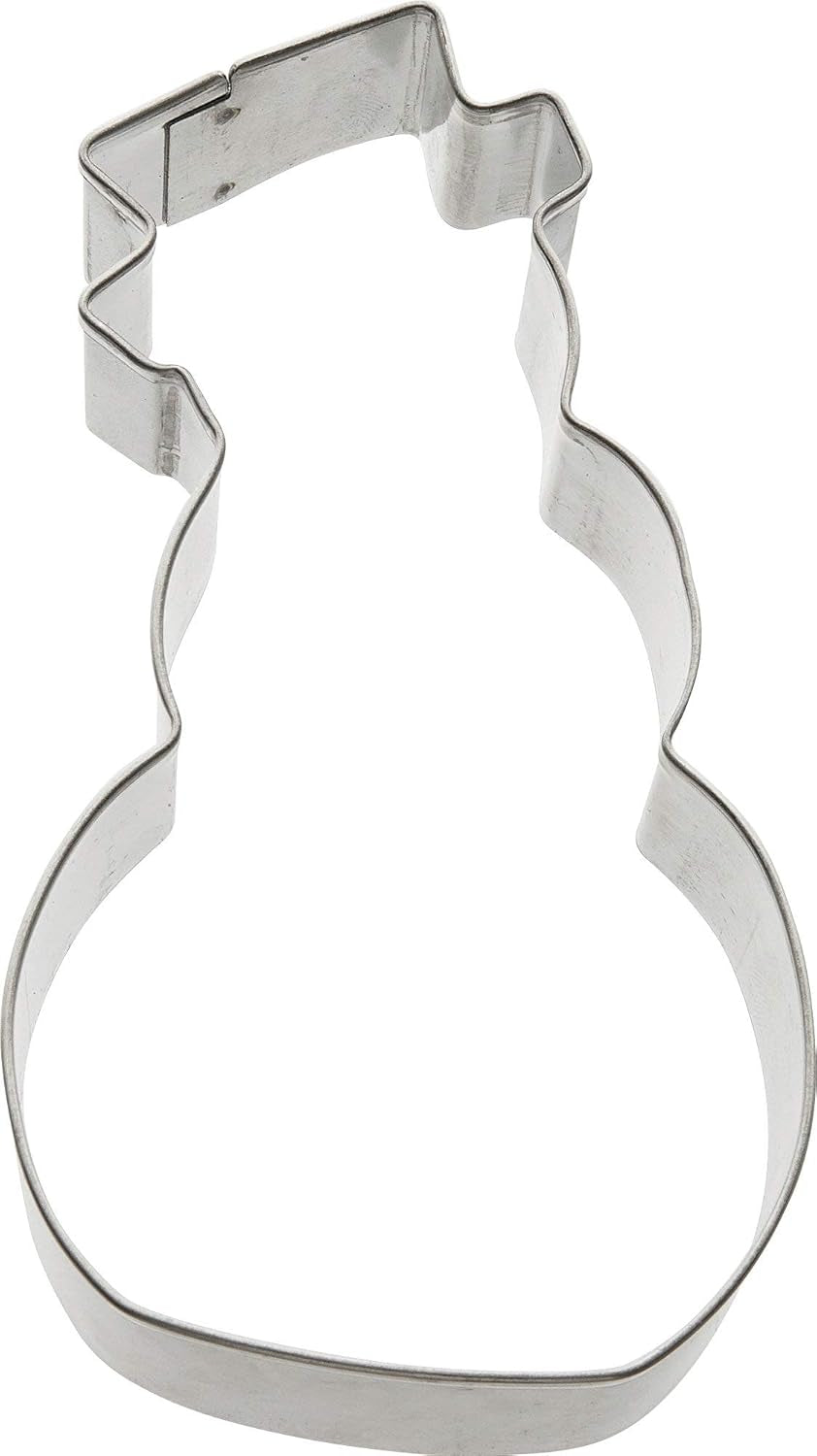 Zenker Tagliabiscotti Pupazzo di neve, Tagliabiscotti di Natale, Tagliabiscotti per fondente, Tagliabiscotti di alta qualità, Utensile da cucina in lamiera d'acciaio, Colore: Argento