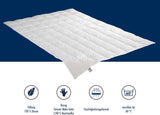 Piumino Irisette Nora Piumino estivo leggero con fodera in cotone 100%, imbottitura in piuma 100% classe I, 135 X 200 cm, certificato Oeko-Tex, prodotto secondo lo standard di qualità tedesco. Piumini e trapunte Naty Shop