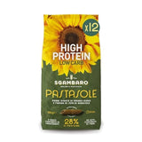PASTASOLE , Penne Rigate con Hartweizengrieß aus 100% italienischem Anbau und Sonnenblumenkernmehl - 500g - High Protein, Low Carb, Hoher Ballaststoffgehalt