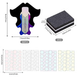 100 Pezzi Modelli per Nail Art Modelli per Modellare Autoadesivi con 4 Fogli Cuscinetti per Unghie Adesivi Trasparenti e 3 Lime per Unghie Accessori per Estensione Unghie in Gel per Unghie Artificiali