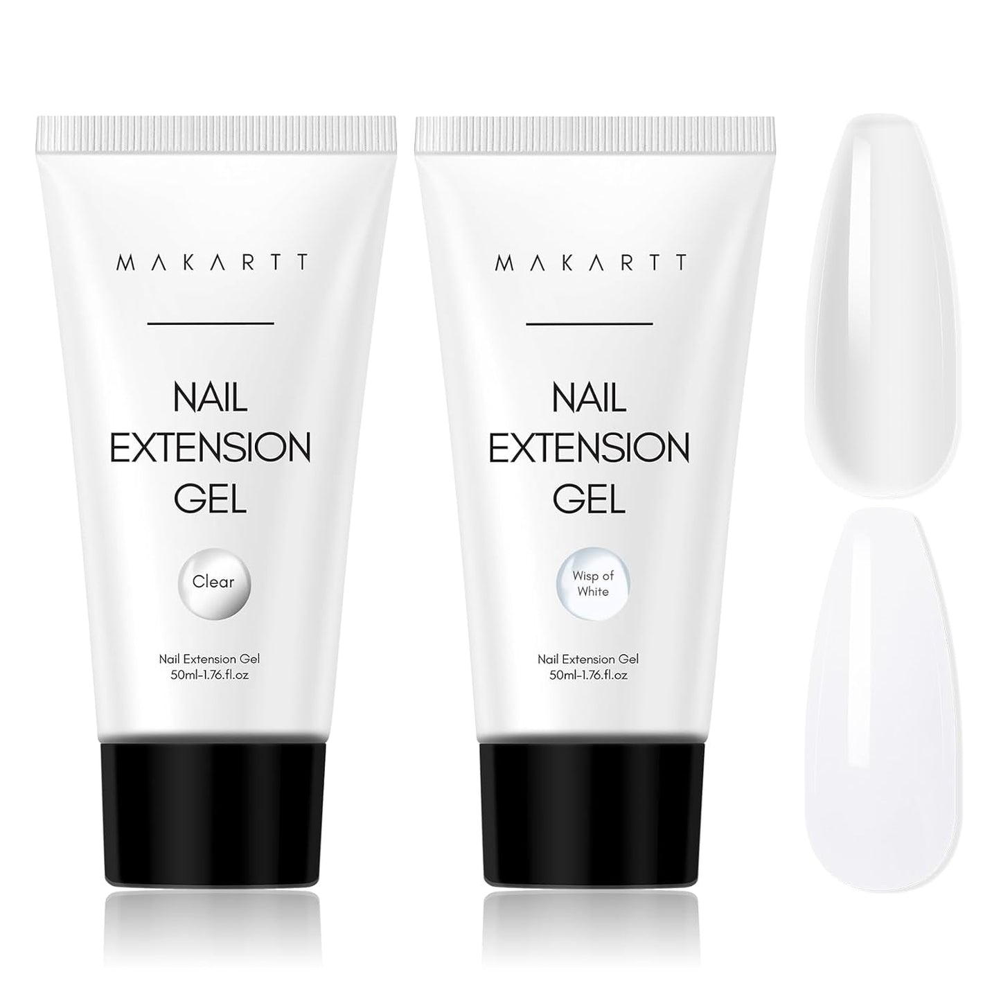Makartt Poly Nail Extension Gel - Gel per extension acrilico, Gel rinforzante per unghie, Decorazione per unghie, 50 ml (Viola)