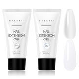 Makartt Poly Nail Extension Gel - Gel per extension acrilico, Gel rinforzante per unghie, Decorazione per unghie, 50 ml (Viola)