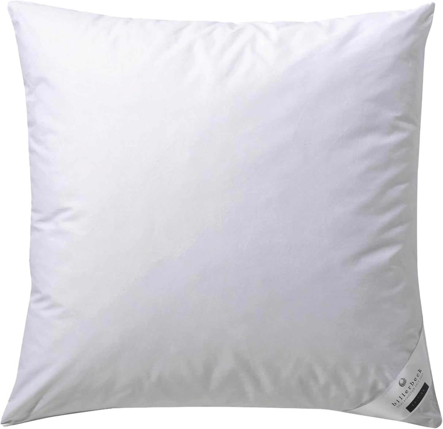 Cuscino in piuma Billerbeck Martina - Cuscino in 80 X 80 Cm - Cuscino con sostegno deciso - Piumino d'oca 15% e piume 85% Naty Shop cuscini standard 80 X 80 Cm
