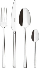 Sambonet 52562-N2 Rock inox - Set posate monoblocco acciaio inox 18/10 Kitchen Naty Shop Set 6 persone - 24 pezzi