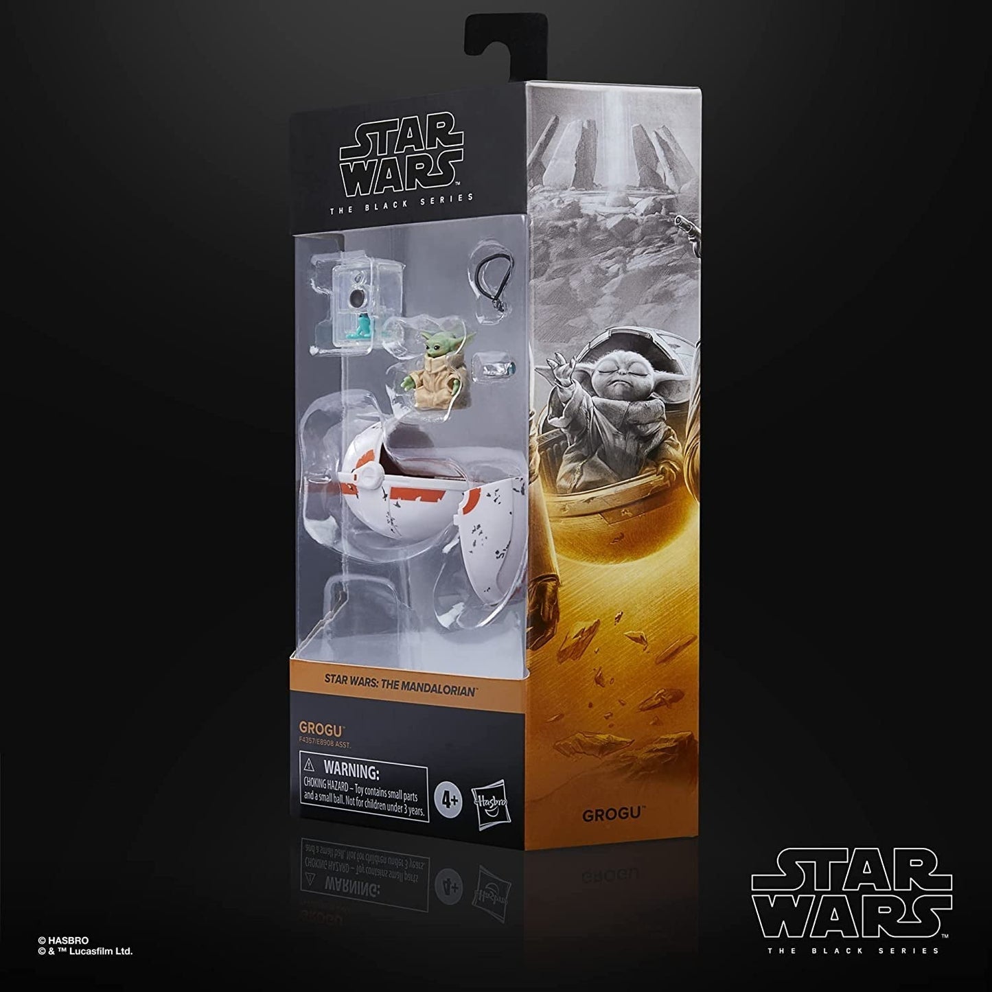 Star Wars Hasbro Black Series Grogu, The Mandalorian Zu Figure, Adatto per action figure da collezione da 15 cm, Per bambini dai 4 anni in su, Multi, F4357 Action figures Naty Shop