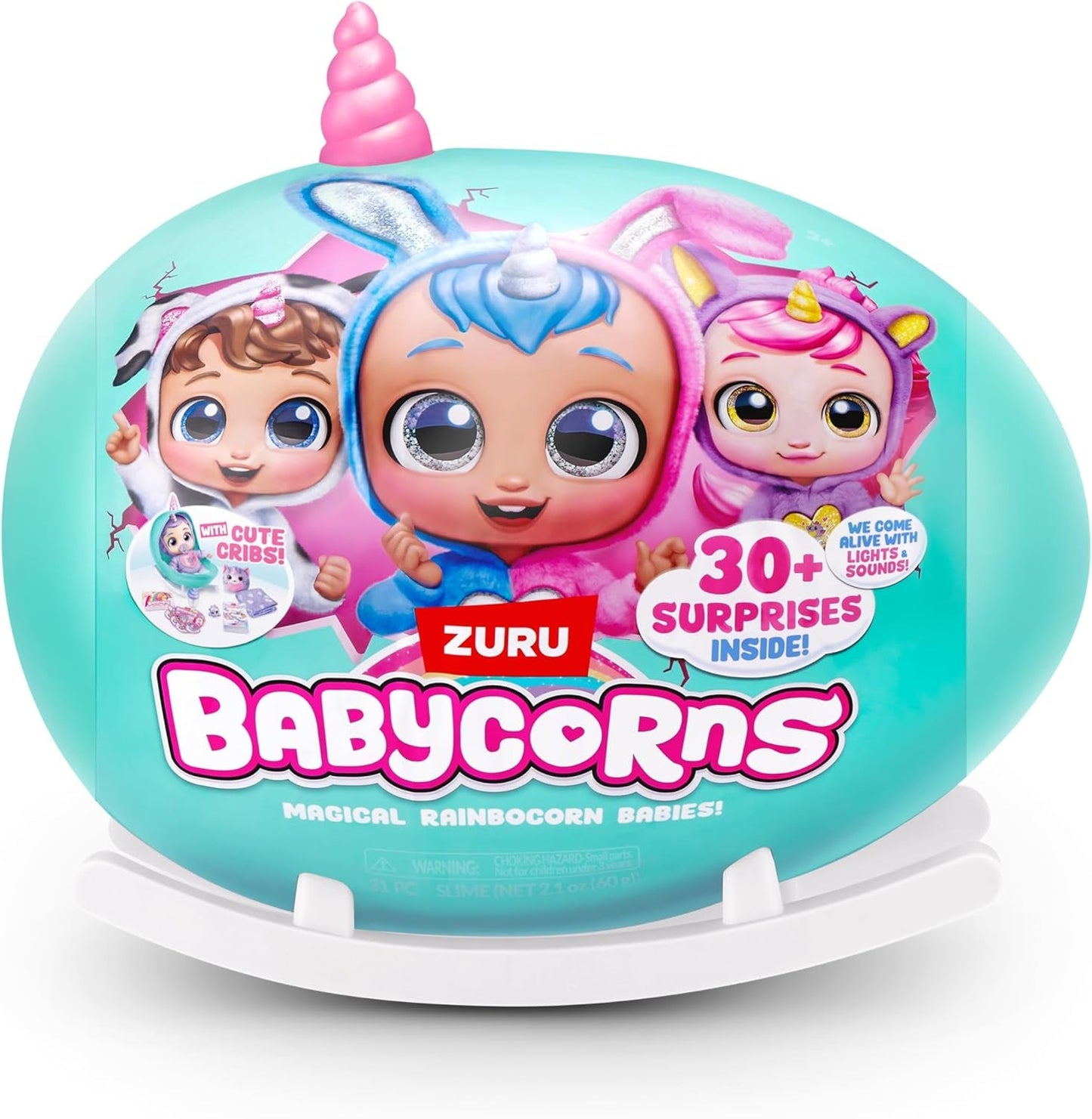 Babycorns Serie 1 di ZURU Magical Cat (Mac) Bambola con accessori Unboxing Giocattolo a sorpresa per bambine