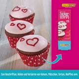 Decocino Scritta Zucchero Rosso - Scritta Colorante Alimentare - Pratico Tubo per Etichettare Fondente e Glassa - Decorazioni da Forno per Torte, Torte e Cupcakes! (Confezione da 2)