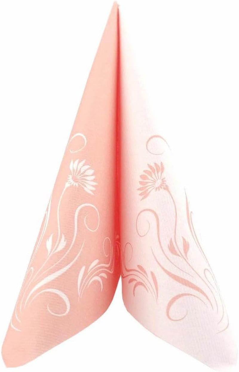 Appartina Elegantia 40X40 cm Tovaglioli Airlaid Simil Tessuto, Tovagliolo Nuziale di Alta Qualità, Tovaglioli Nuziali Simil Tessuto Tovaglioli Usa E Getta per Varie Occasioni (Rosa Antico)