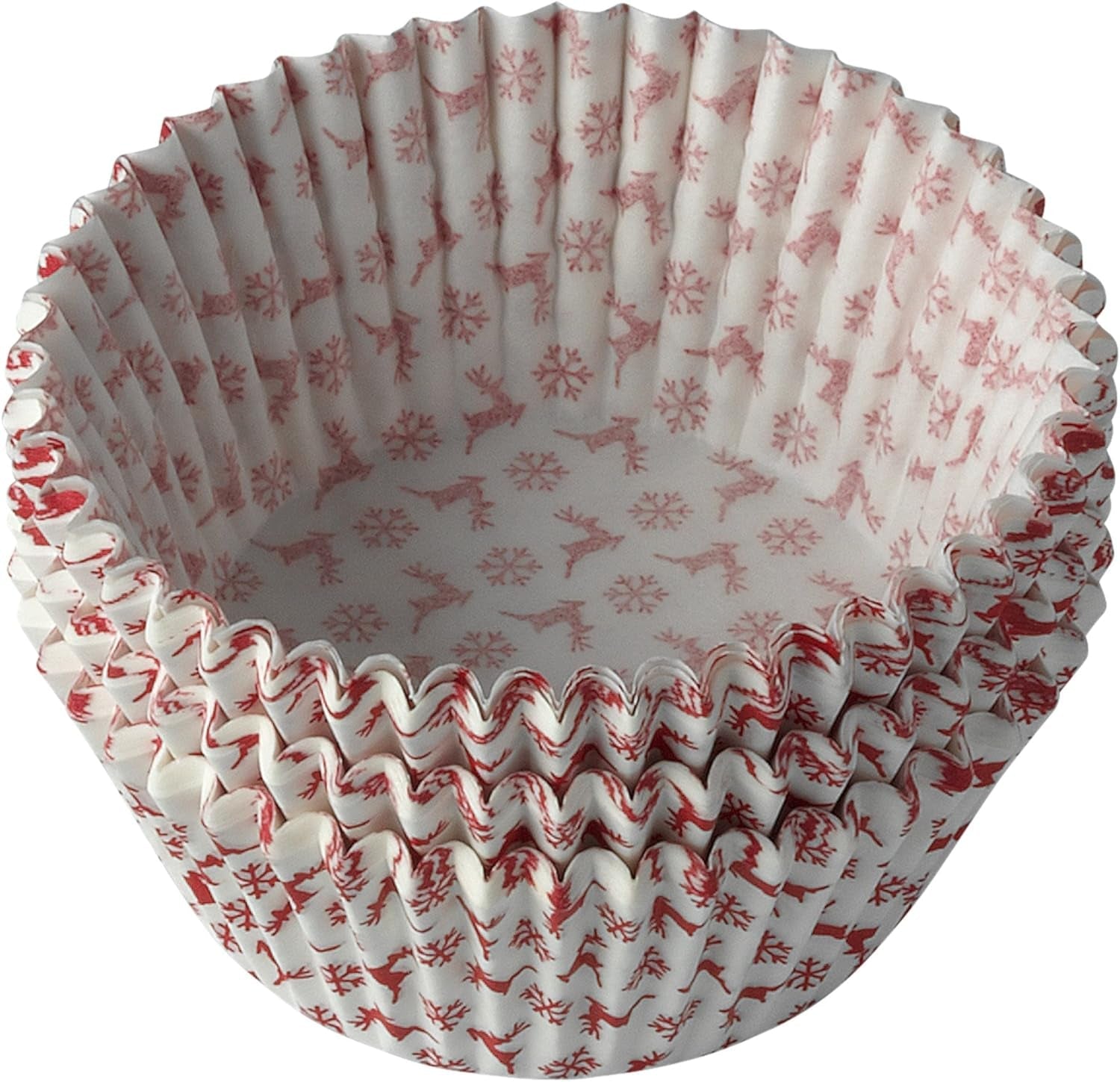 Original Kaiser Inspiration Muffinform-Set 2-Teilig, Muffinblech Mit Xmas Papierbackförmchen Für 12 Muffins, 38 X 27 Cm, Cupcake Form Antihaftbeschichte, Schwarz Stampi e teglie da forno Naty Shop