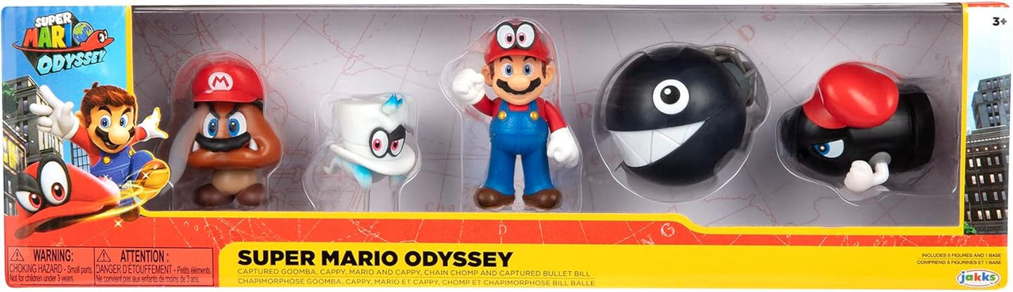 Ksruee Super Mario Mario Odyssey Confezione da 5,6 cm Action Figure Naty Shop
