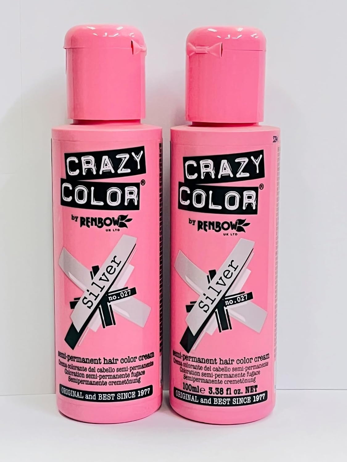 GO TOXIC Crema colorante semipermanente UV per capelli, 100 ml (1 confezione) Naty Shop Tintura per capelli Colore Argento 100 Ml (1 confezione)