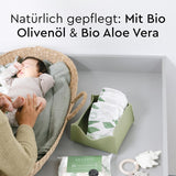LILLYDOO Salviette umidificate Green, 600 salviette (10 x 60), salviette resistenti allo strappo 100% senza plastica - Senza profumo, delicate e naturali, detergenti delicati per pelli sensibili, dermatologicamente testate