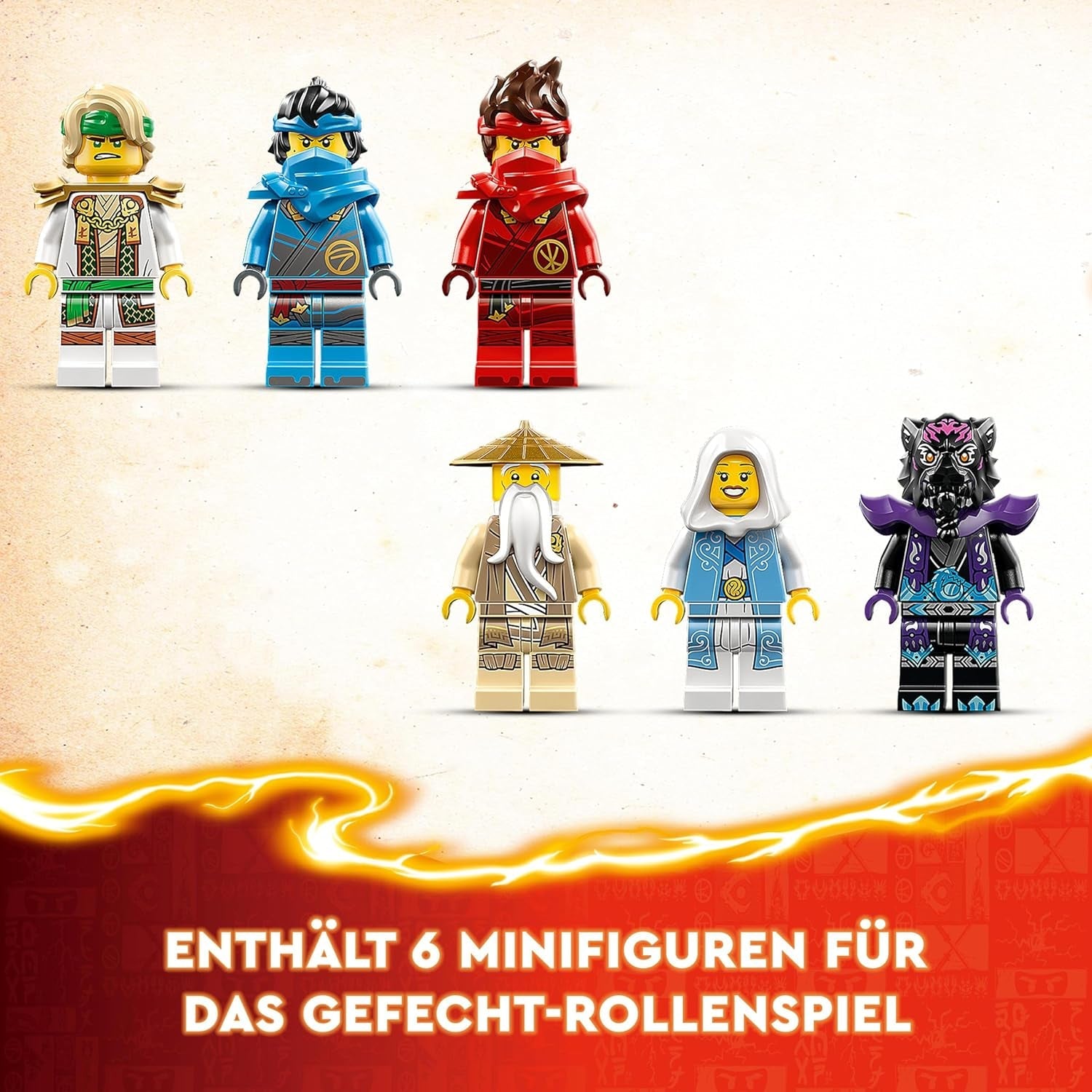 LEGO NINJAGO Dragon Stone Temple Dragon Toy con 6 personaggi Ninja, grande set da costruire, giocare ed esporre, regalo di compleanno per ragazzi e ragazze 13+ 71819 Set da costruzione Besuche den LEGO-Store