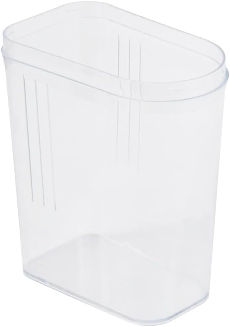 contenitore salvafreschezza per alimenti secchi, coperchio dosatore regolabile in continuo, plastica, 500 ml, 8 x 4,5 x 15 cm, Paola, bianco Contenitori per alimenti Naty Shop