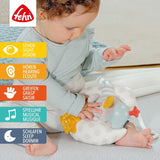 Carillon Fehn elefantino nella luna - ricamo "Glow-in-the-dark" con la canzone "The moon has rise" - peluche per addormentarsi - giocattolo per bambini in viaggio e a casa - da 0+ mesi Baby Toys Naty Shop