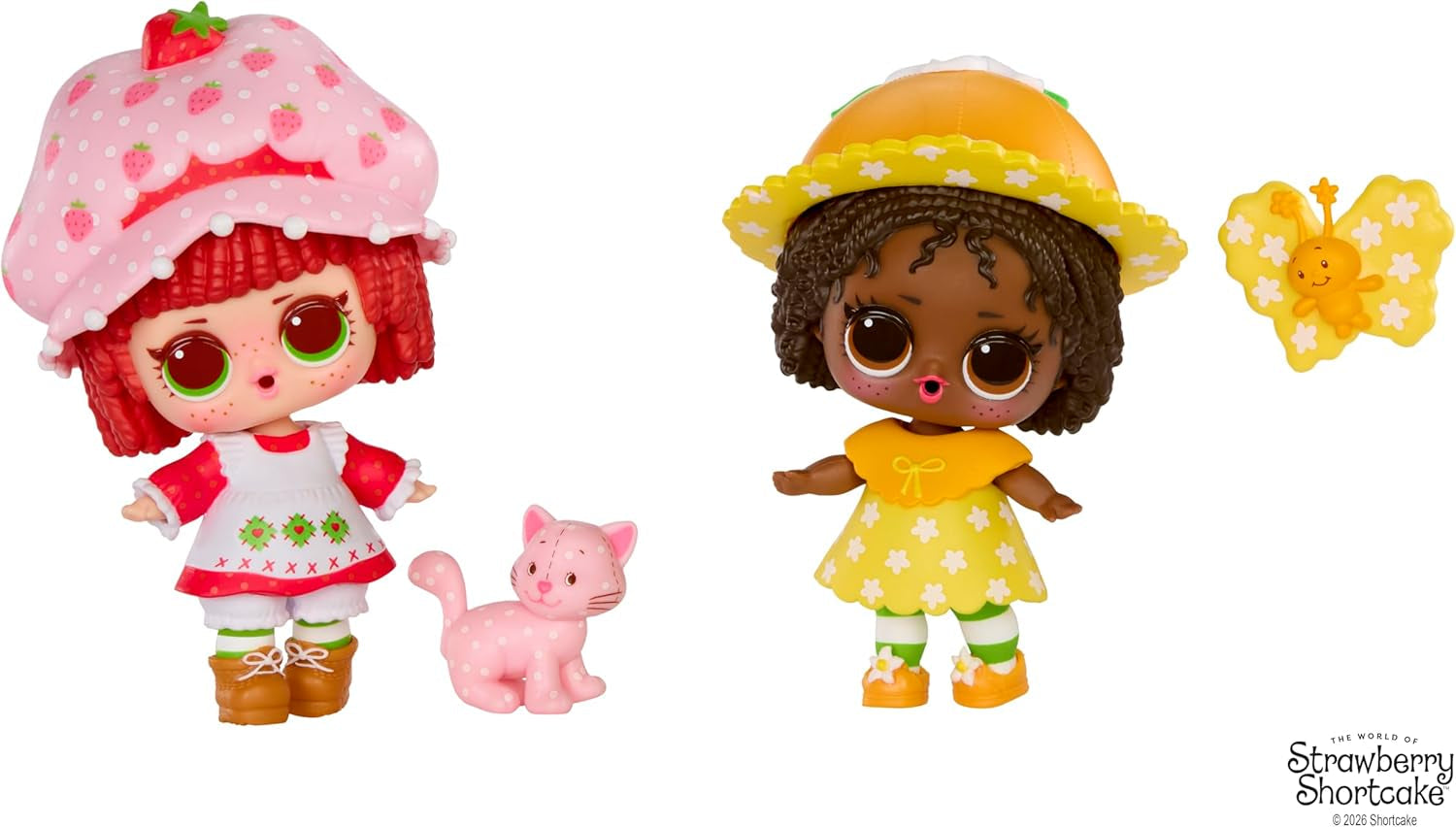 LOL Sorpresa! Loves Fragolina Dolcecuore Tots - Bambole profumate da collezione con 7 sorprese, animale domestico, moda, scarpe, cappello, set da gioco con casa trasformabile Fragolina Dolcecuore, dai 4 anni in su