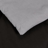 Copripiumino Amazon Basics in microfibra, utilizzabile su entrambi i lati, 220 X 240 Cm, grigio/nero Piumini e trapunte Naty Shop