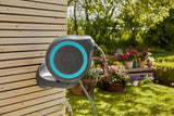 Gardena RollUp M Portagomma a parete (Turchese) 20 m: Irrigazione flessibile per giardini di medie dimensioni, avvolgitubo rotante, con supporto a parete, componenti di sistema e ugello spruzzatore, incluso tubo da 20 m (18610-20)