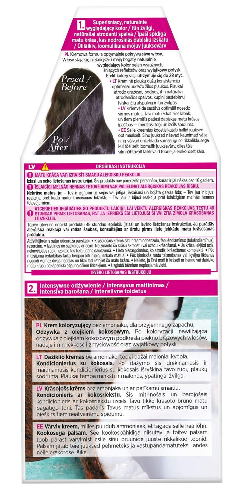 Tintura per capelli L'Oréal Paris Casting Crème Gloss 210 - Tintura per capelli Blu Navy Nero Naty Shop